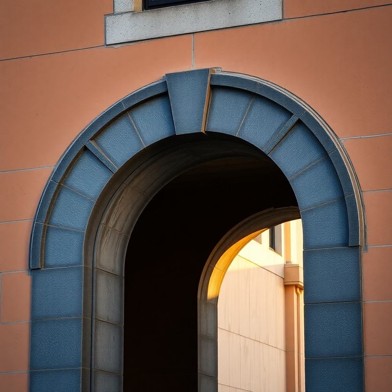 Coloană masivă de piatră într-o clădire istorică din Oradea — simbol al stabilității structurale